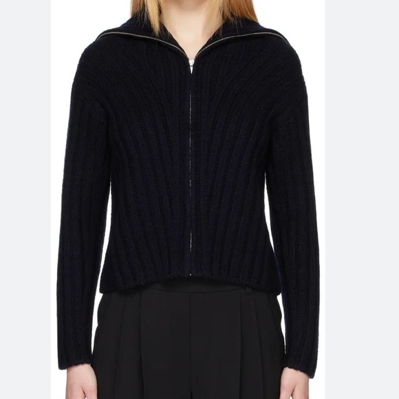 Vince Rib Transfer Zip Up - Picture 9 of 15